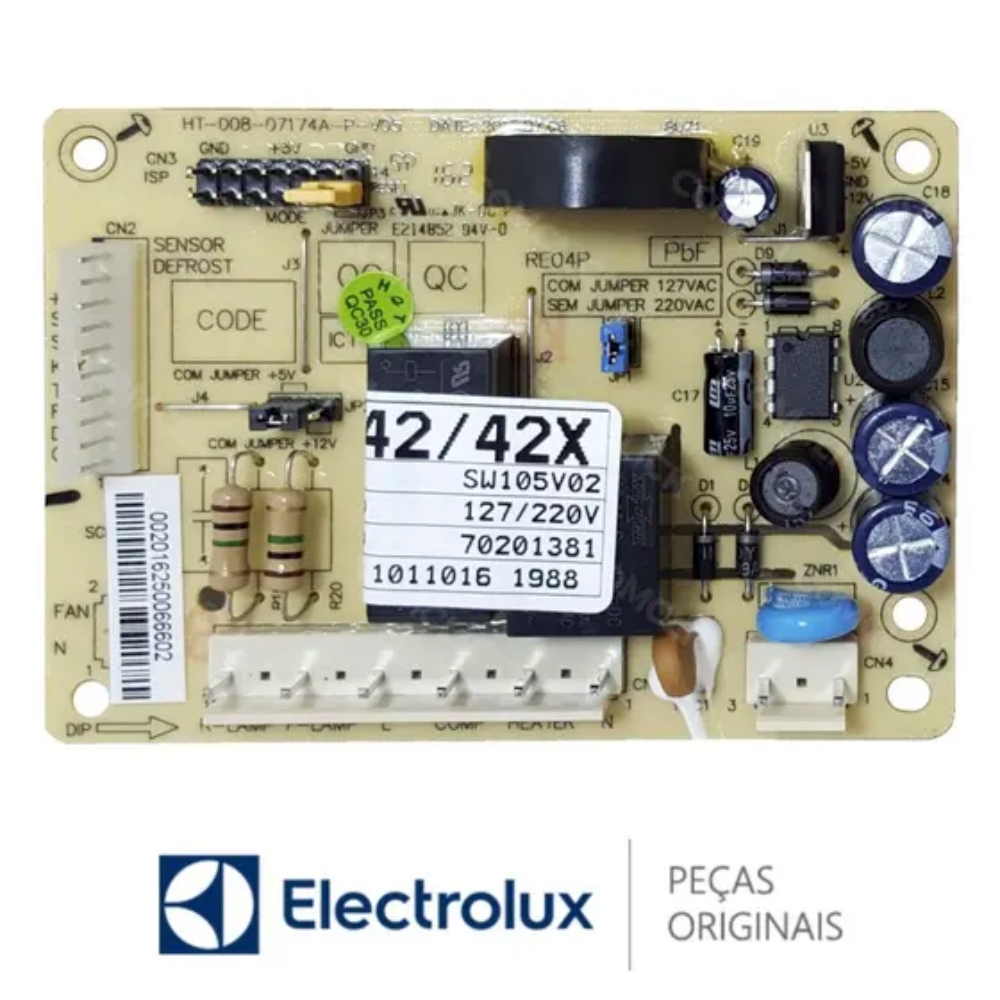 Placa Potência Eletrônica Gel Electrolux DF42X 70201381 - Bivolt