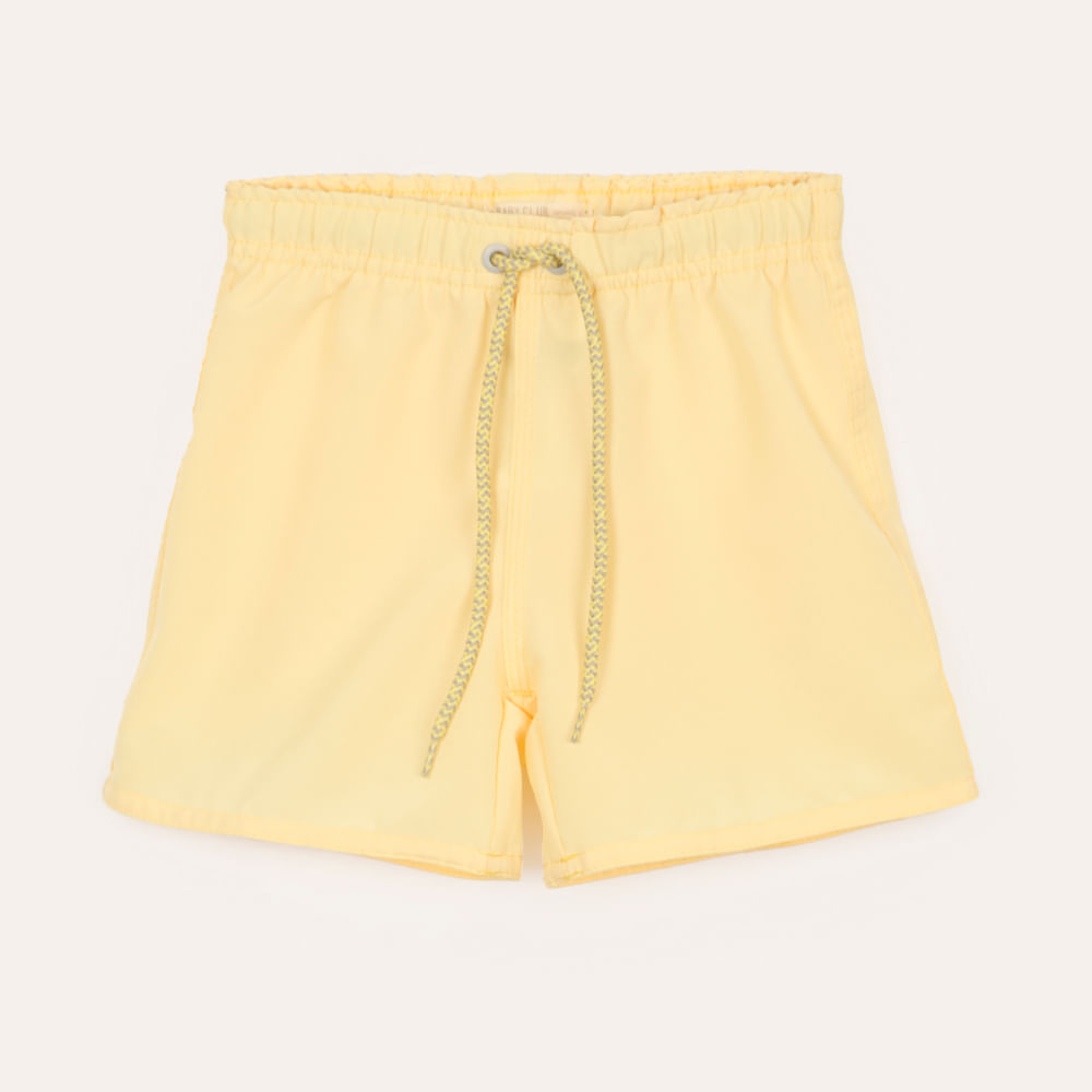 Bermuda Surf Infantil com Bolso Amarela Bermuda Surf Infantil com Bolso Amarela