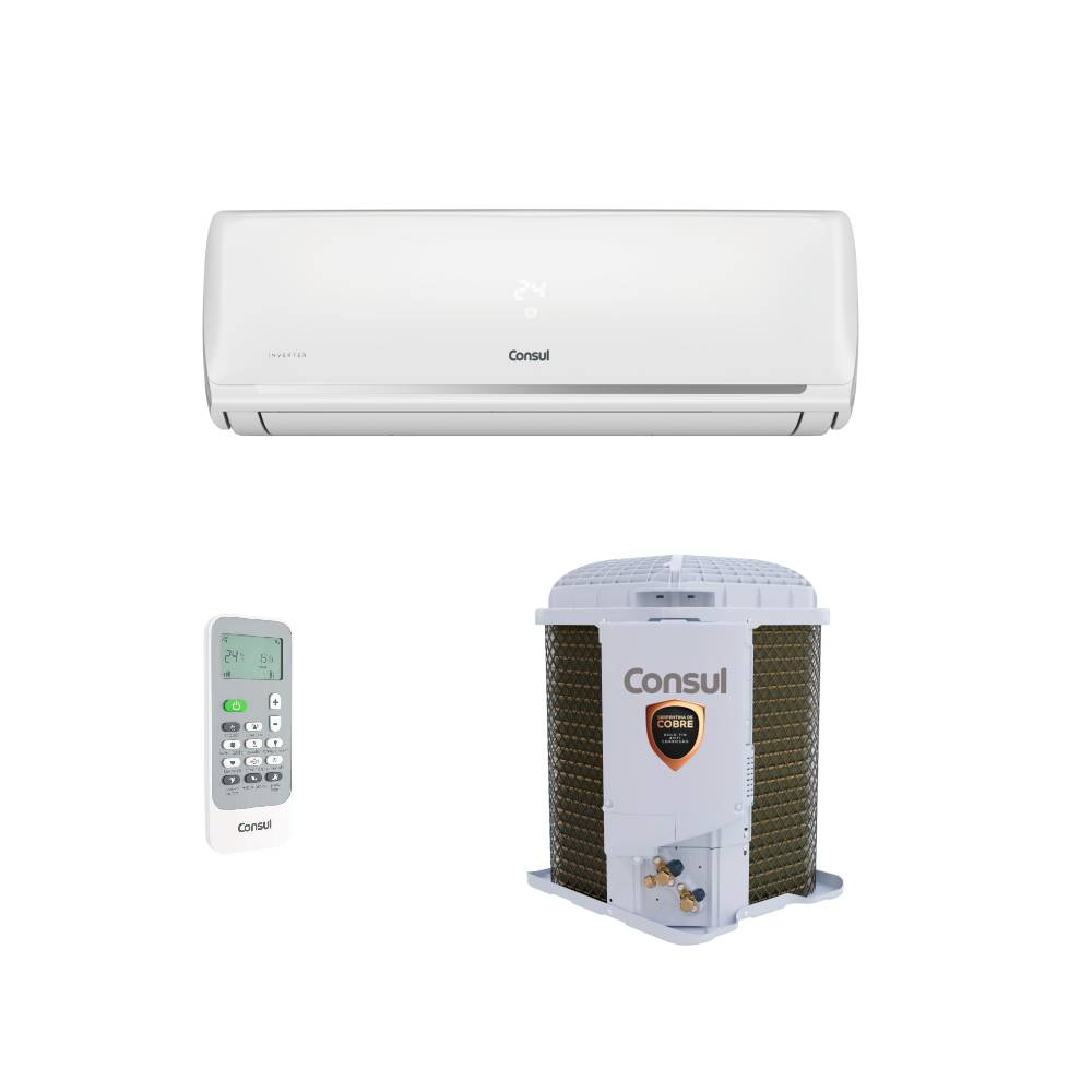 Ar Condicionado Split Triple Inverter 9000 BTUs Consul Frio CBK09DBXNA - Bivolt Ar Condicionado Split Triple Inverter 9000 BTUs Consul Frio CBK09DBXNA - Bivolt