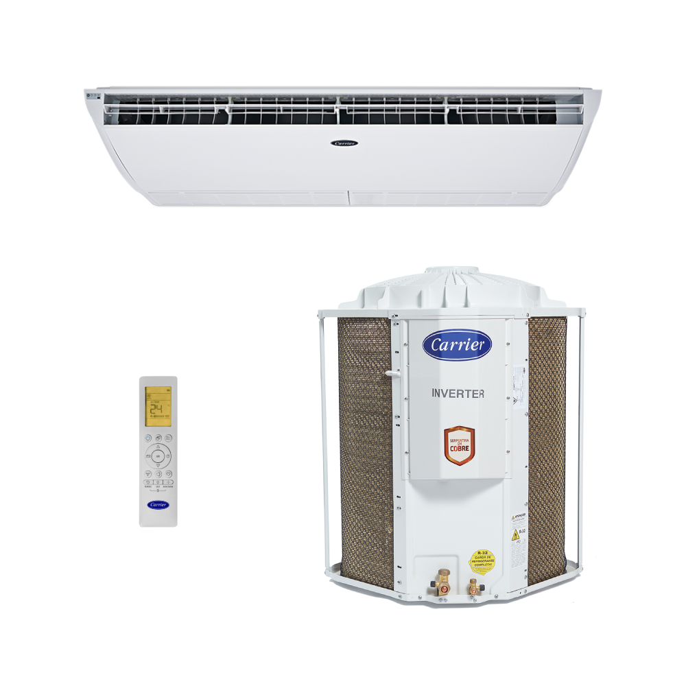 Ar Condicionado Split Teto Inverter 60000 BTUs Carrier Xpower Connect Frio 42ZQVD60C5 - 220V Ar Condicionado Split Teto Inverter 60000 BTUs Carrier Xpower Connect Frio 42ZQVD60C5 - 220V