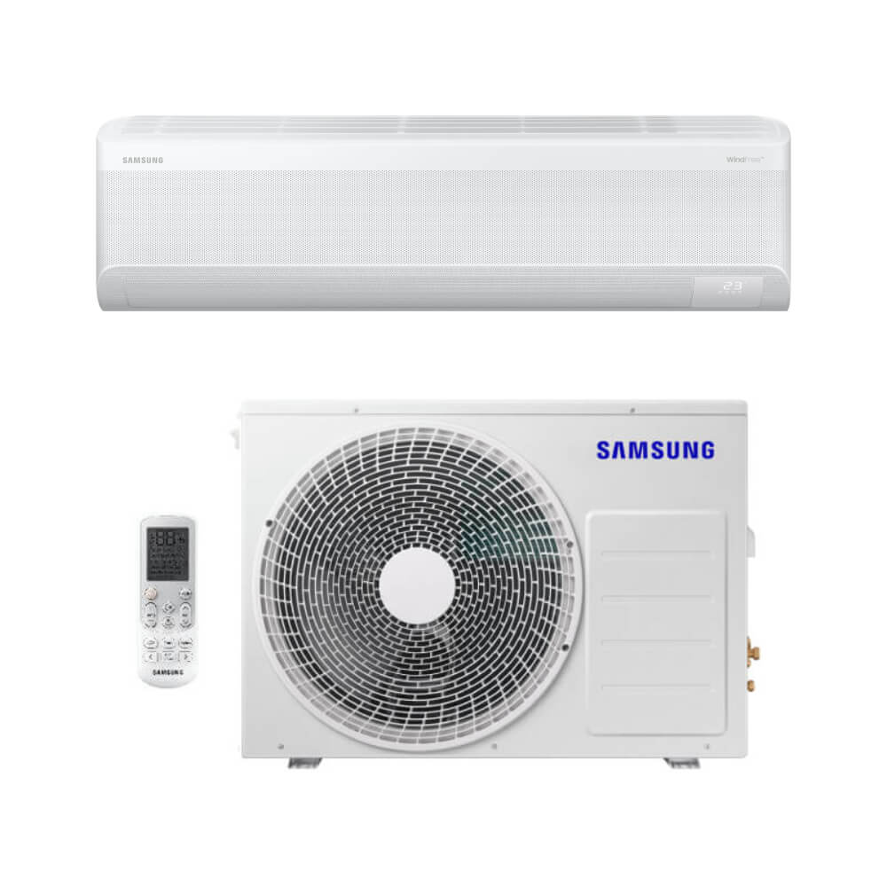 Ar Condicionado Split Inverter 24000 BTUs Samsung Windfree AI Quente/Frio AR24DXFAAWKNAZ - 220V
