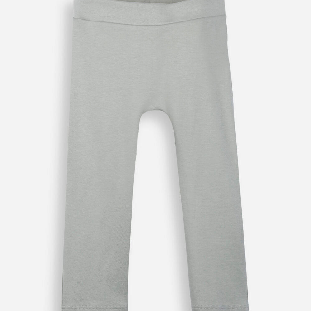 Calça básica infantil de algodão verde Calça básica infantil de algodão verde