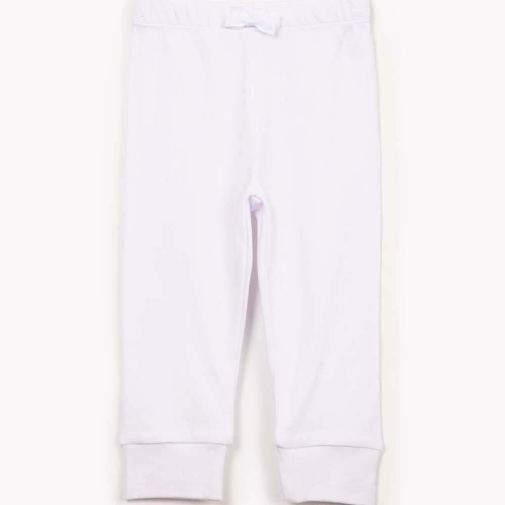 Calça legging infantil básica off white Calça legging infantil básica off white
