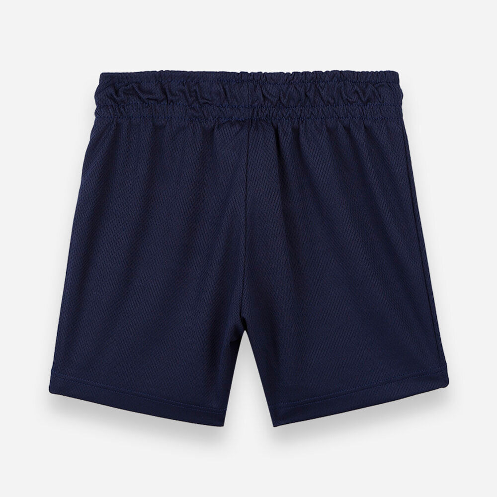 Short esportivo infantil cós elástico azul Short esportivo infantil cós elástico azul