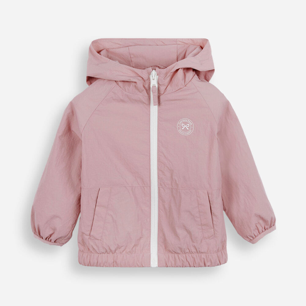Jaqueta infantil corta vento rosa Jaqueta infantil corta vento rosa
