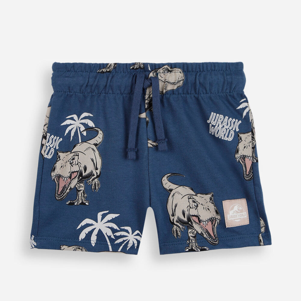 Short infantil cós com elástico jurassic park azul Short infantil cós com elástico jurassic park azul