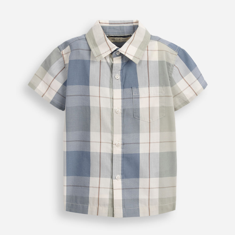 Camisa infantil xadrez colorido Camisa infantil xadrez colorido