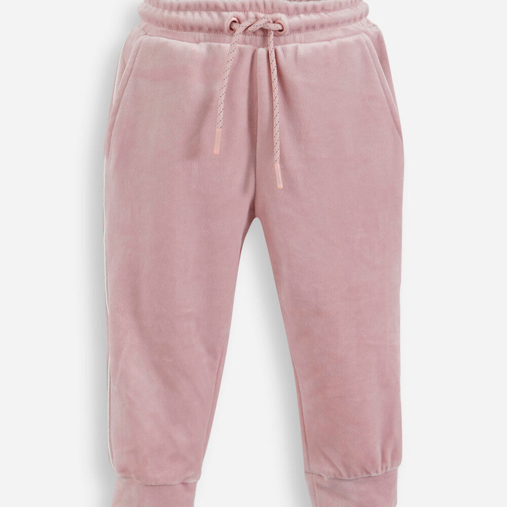 Calça jogger infantil de push rosa Calça jogger infantil de push rosa