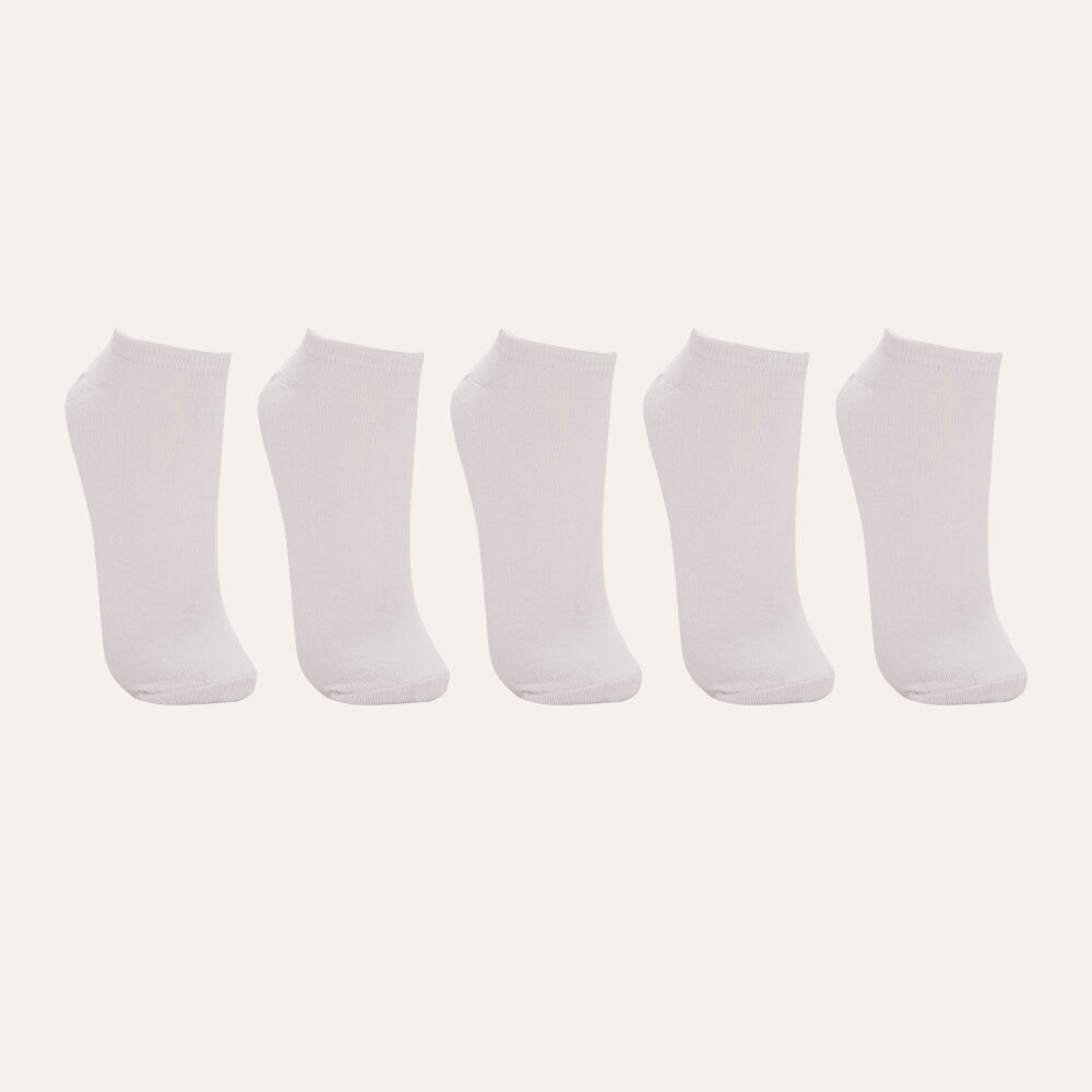 Kit de 5 meias infantis soquete branco Kit de 5 meias infantis soquete branco