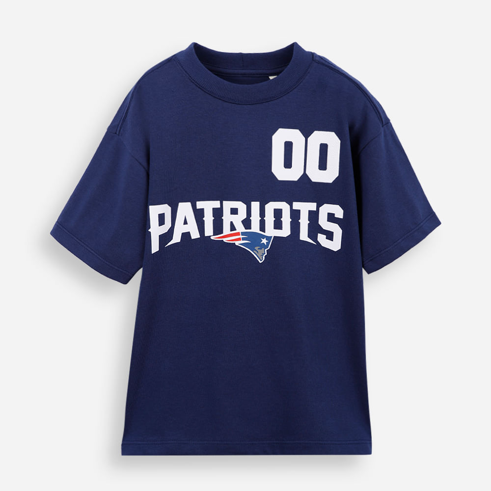 Camiseta juvenil nfl patriots azul Camiseta juvenil nfl patriots azul