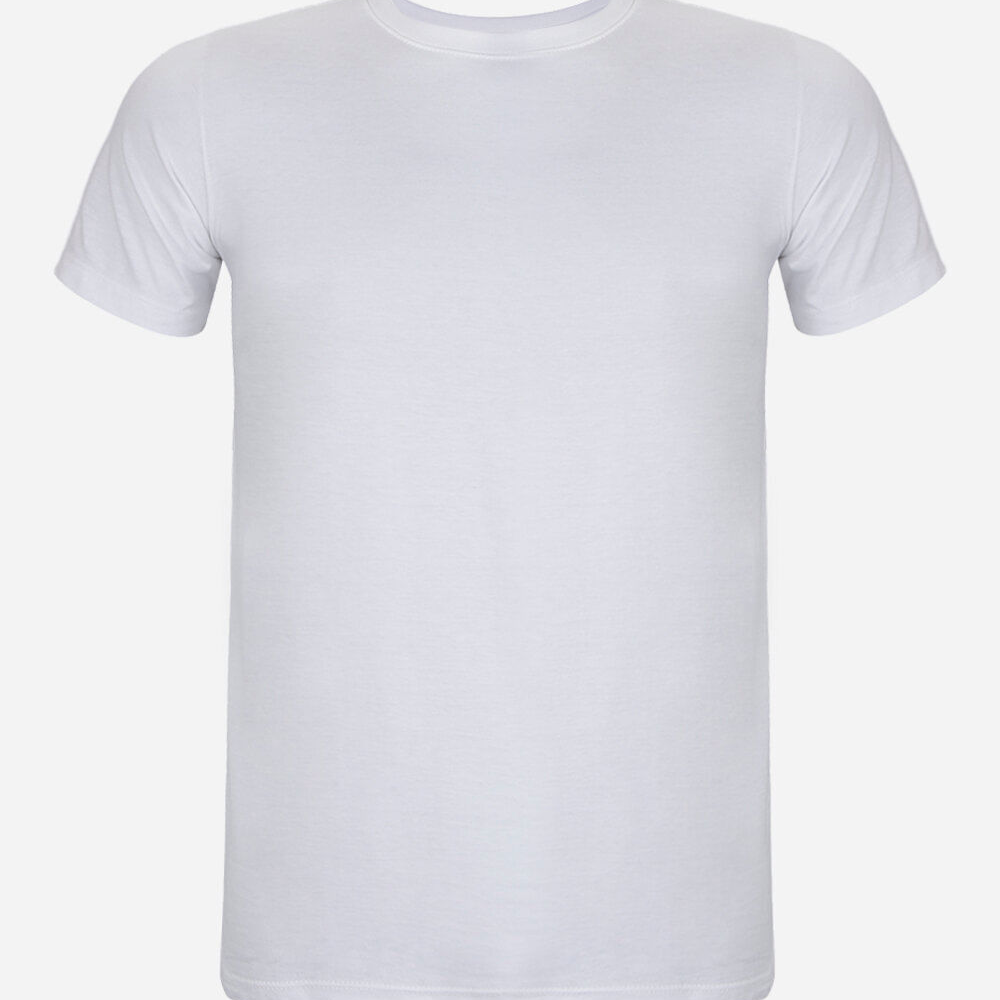 Camiseta juvenil de algodão manga curta off white