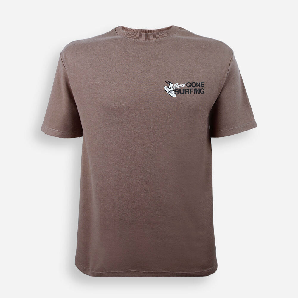 Camiseta juvenil snoopy good vibes only marrom