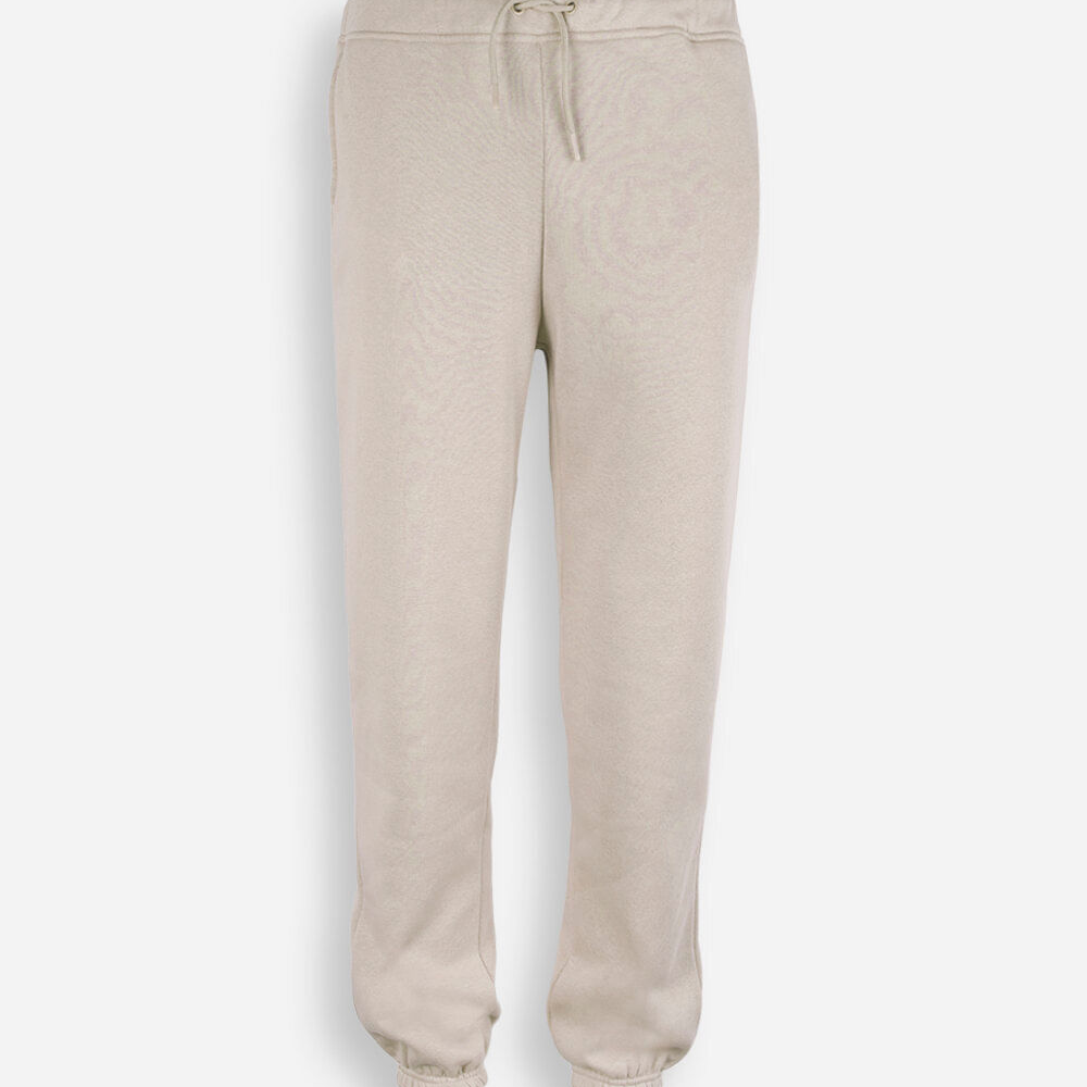 Calça jogger juvenil de moletom básica bege Calça jogger juvenil de moletom básica bege