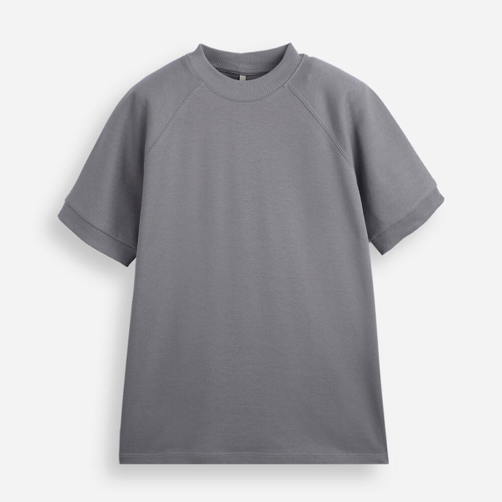 Camiseta juvenil oversized cinza Camiseta juvenil oversized cinza