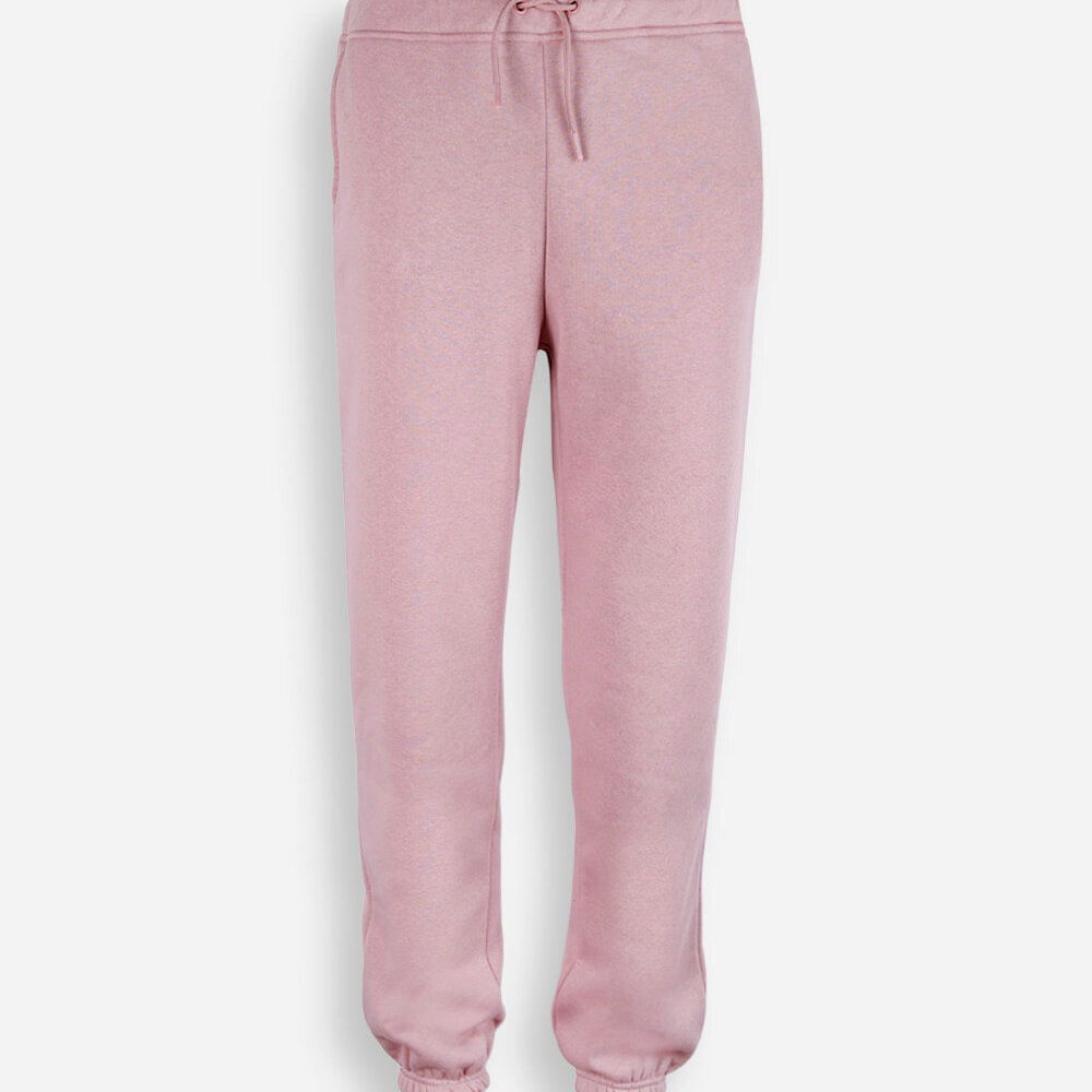 Calça jogger juvenil de moletom básica rosa Calça jogger juvenil de moletom básica rosa