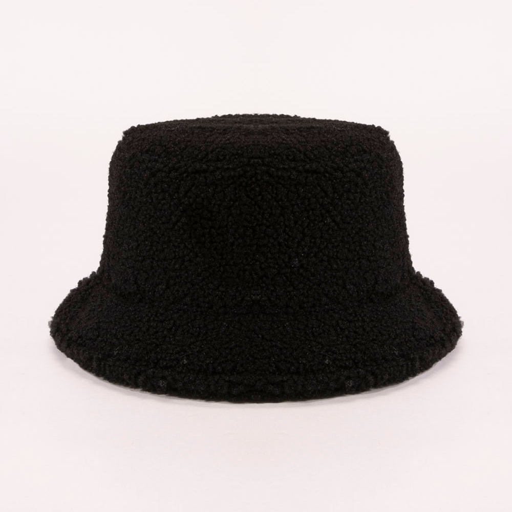Chapéu bucket sherpa preto