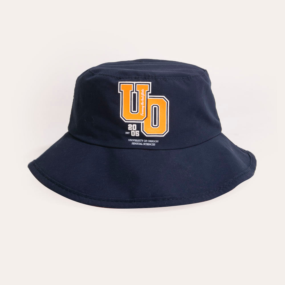 Chapéu bucket dupla face college multicor