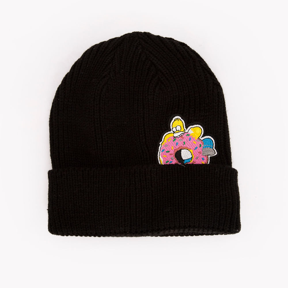 Gorro tricot os Simpsons preto Gorro tricot os Simpsons preto