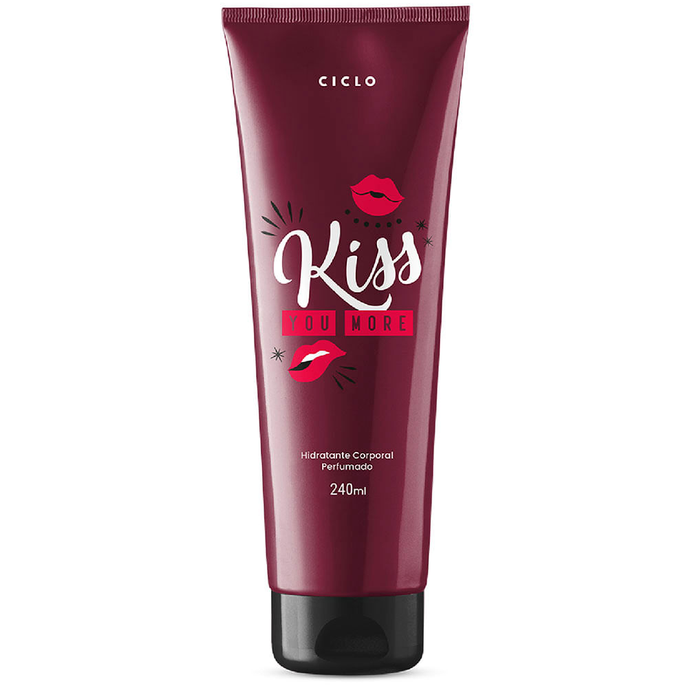 Loção hidratante kiss you more 240ml único Loção hidratante kiss you more 240ml único