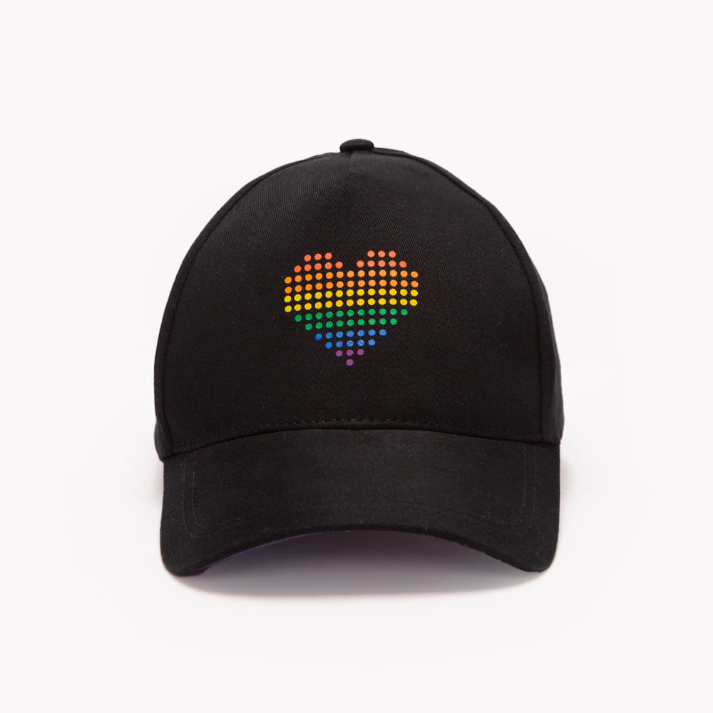 Boné aba curva pride preto Boné aba curva pride preto