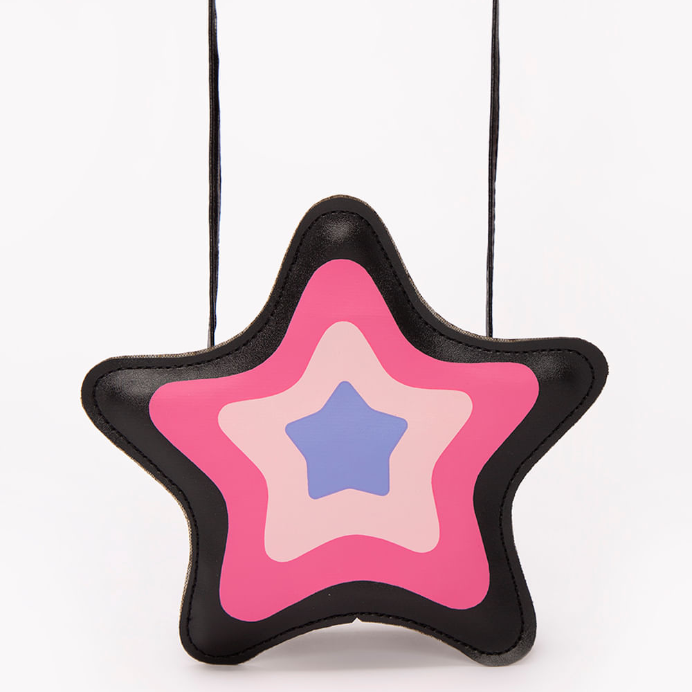 Bolsa infantil estrela preta Bolsa infantil estrela preta