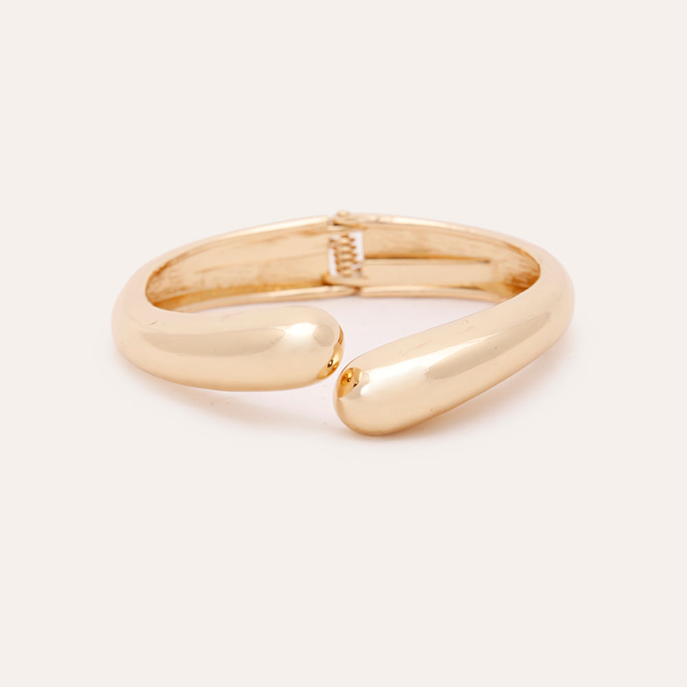 Bracelete de metal gota dourado Bracelete de metal gota dourado