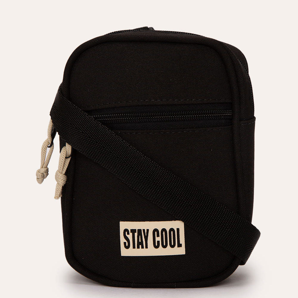 Bolsa infantil lisa stay coll preto