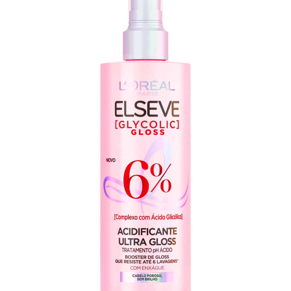 Acidificante ultra gloss elseve glycolic gloss 200ml