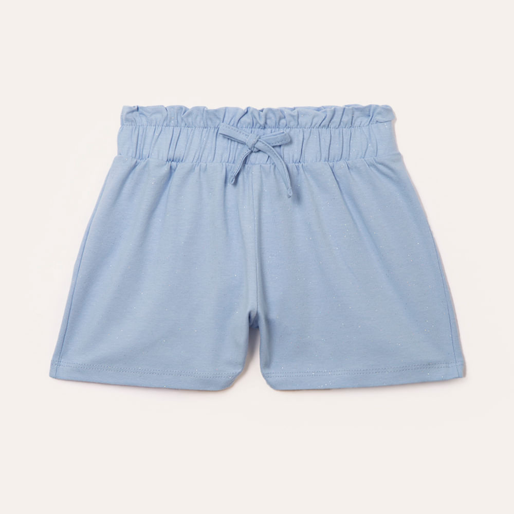 Short infantil clochard glitter azul Short infantil clochard glitter azul