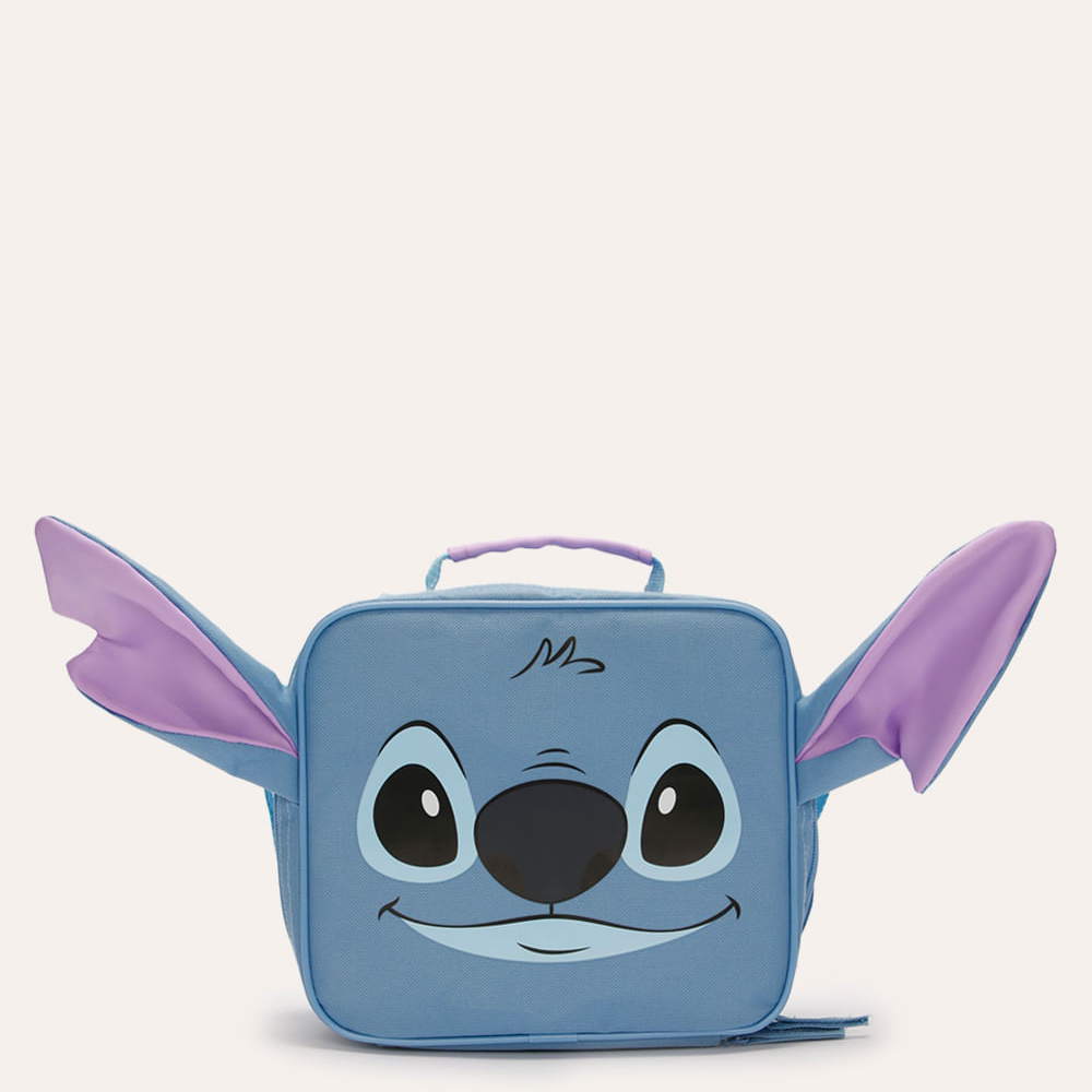 Lancheira térmica infantil stitch azul