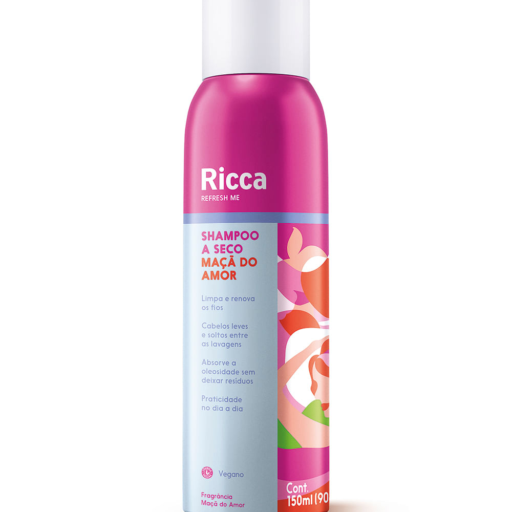 Shampoo a seco maça do amor ricca 150ml Shampoo a seco maça do amor ricca 150ml