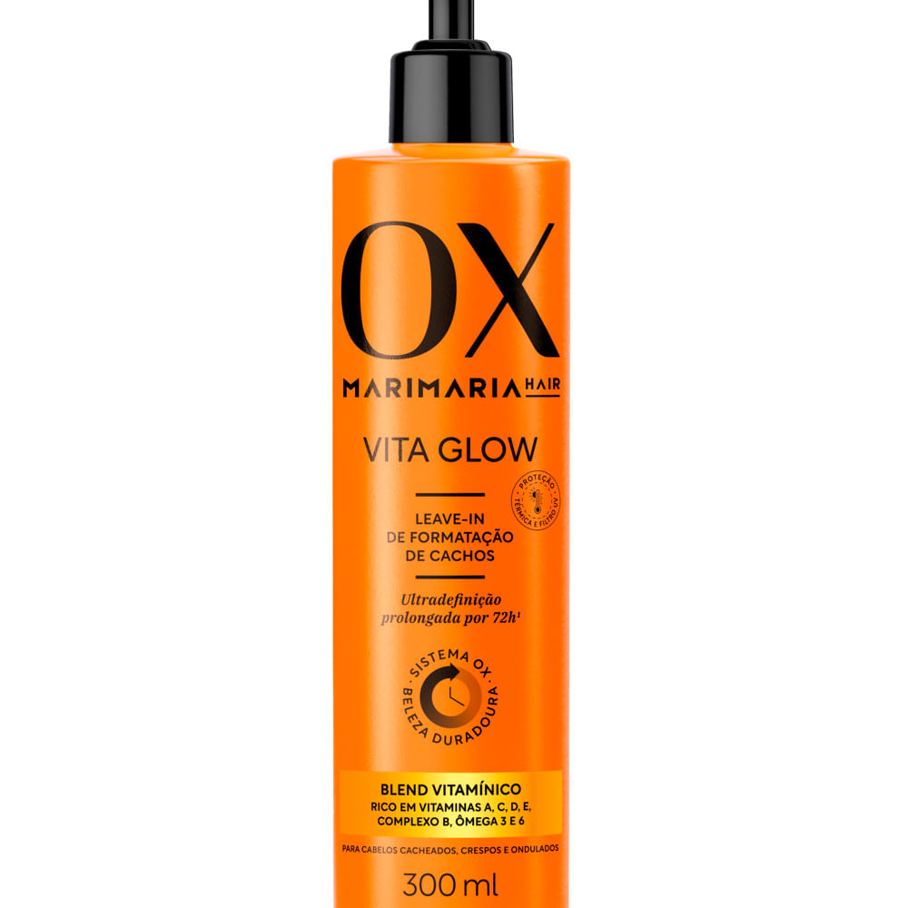 Leave in de formatação de cachos ox mari maria vita glow Leave in de formatação de cachos ox mari maria vita glow