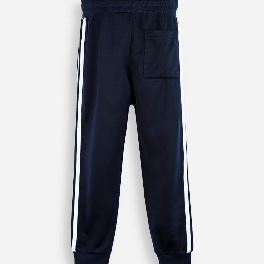 Calça jogger infantil com listra sonic azul Calça jogger infantil com listra sonic azul