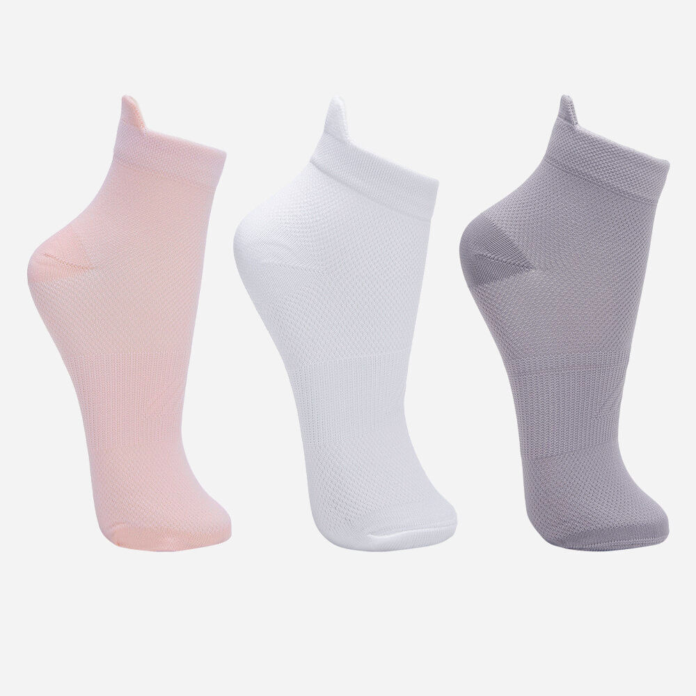 Kit de 3 meias femininas cano médio colorida Kit de 3 meias femininas cano médio colorida