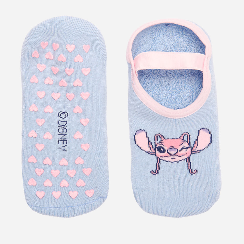 Meia infantil sapatilha angel azul Meia infantil sapatilha angel azul