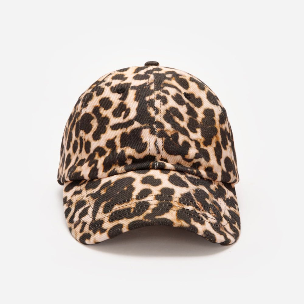 Boné aba curva animal print colorido Boné aba curva animal print colorido