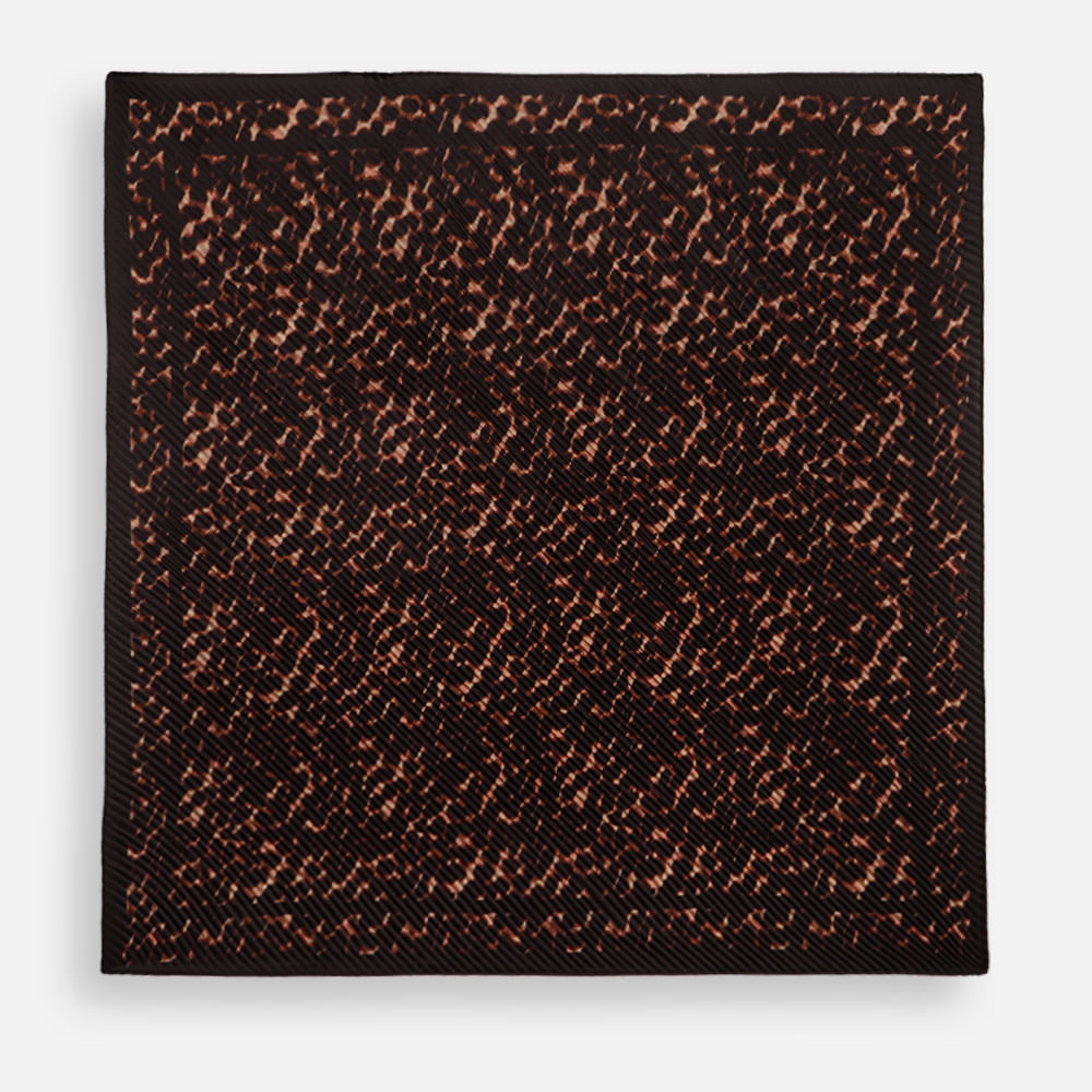 Lenço plissado animal print colorido Lenço plissado animal print colorido
