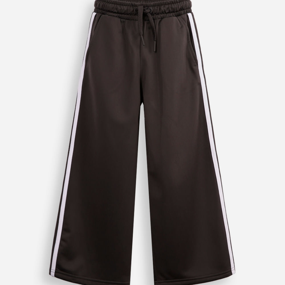 Calça reta infantil com listra cinza Calça reta infantil com listra cinza