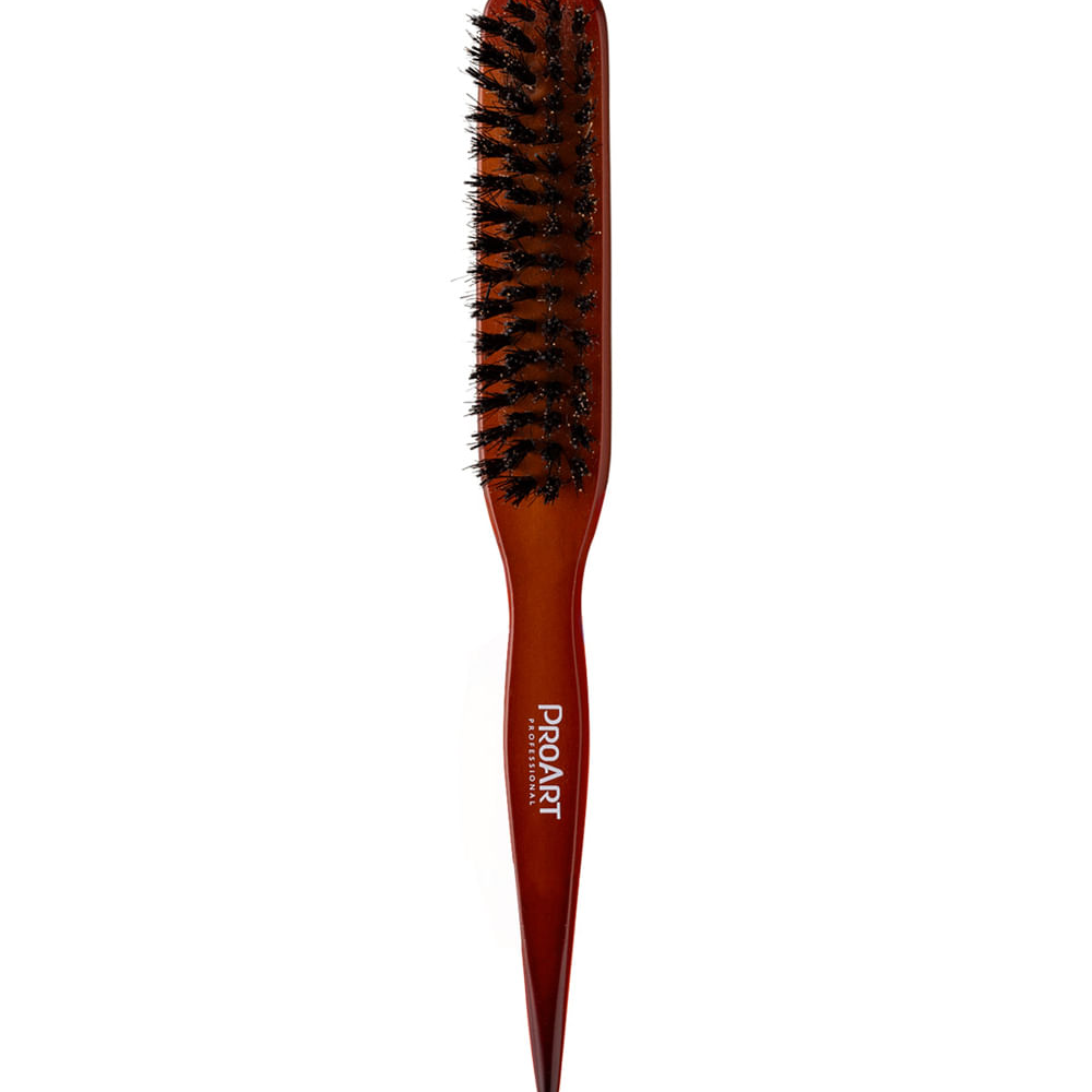Escova de cabelo proart para acabamento e penteado marrom Escova de cabelo proart para acabamento e penteado marrom