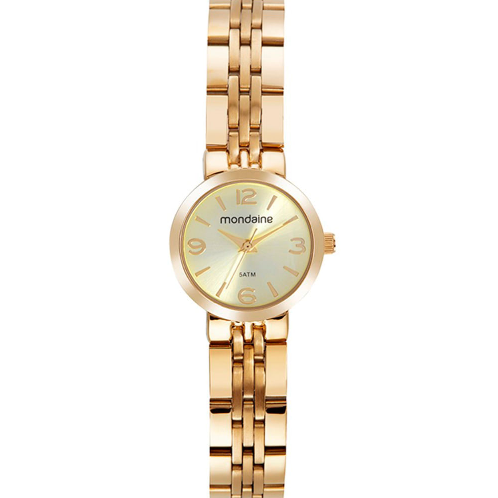 Relógio mondaine analógico 32690lpmvde1kb dourado Relógio mondaine analógico 32690lpmvde1kb dourado