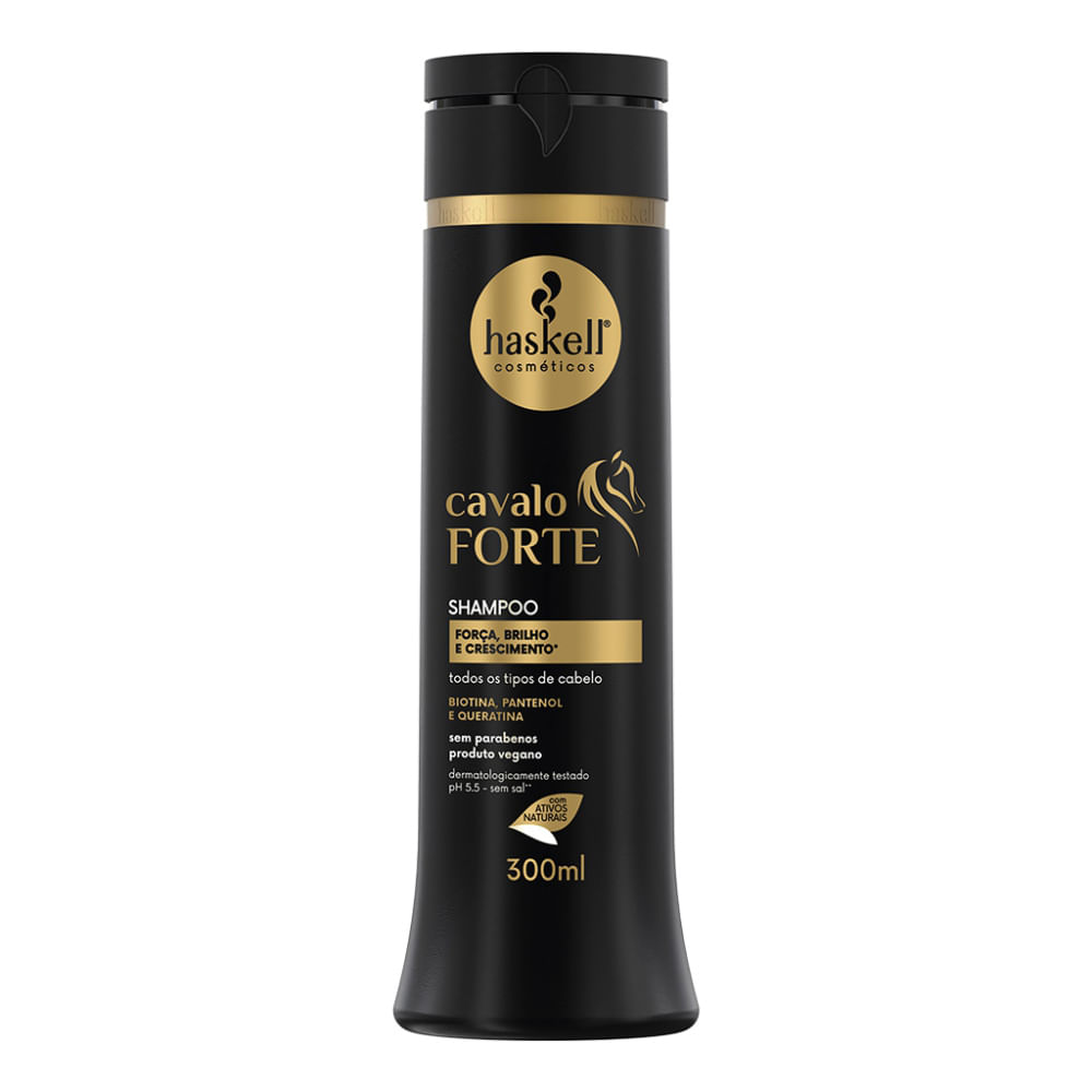 Shampoo haskell cosméticos cavalo forte 300ml Shampoo haskell cosméticos cavalo forte 300ml