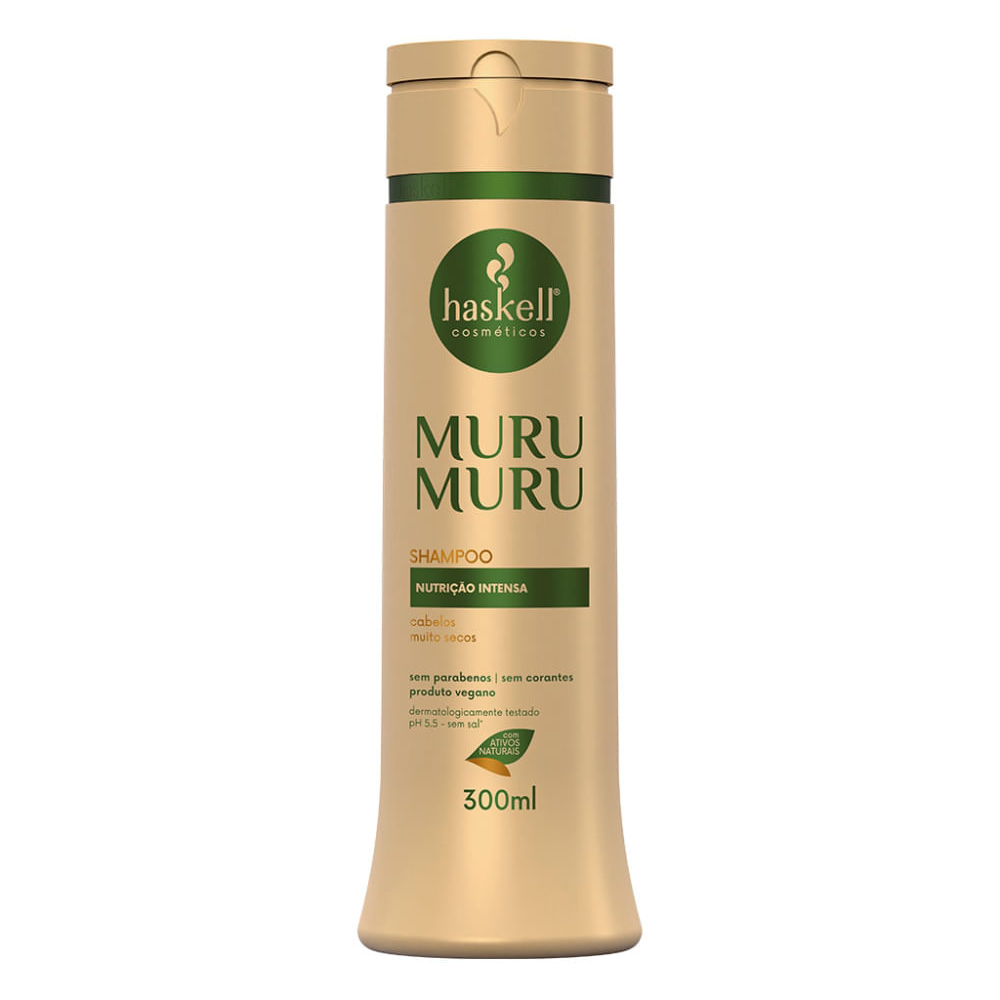 Shampoo haskell cosméticos murumuru 300ml Shampoo haskell cosméticos murumuru 300ml