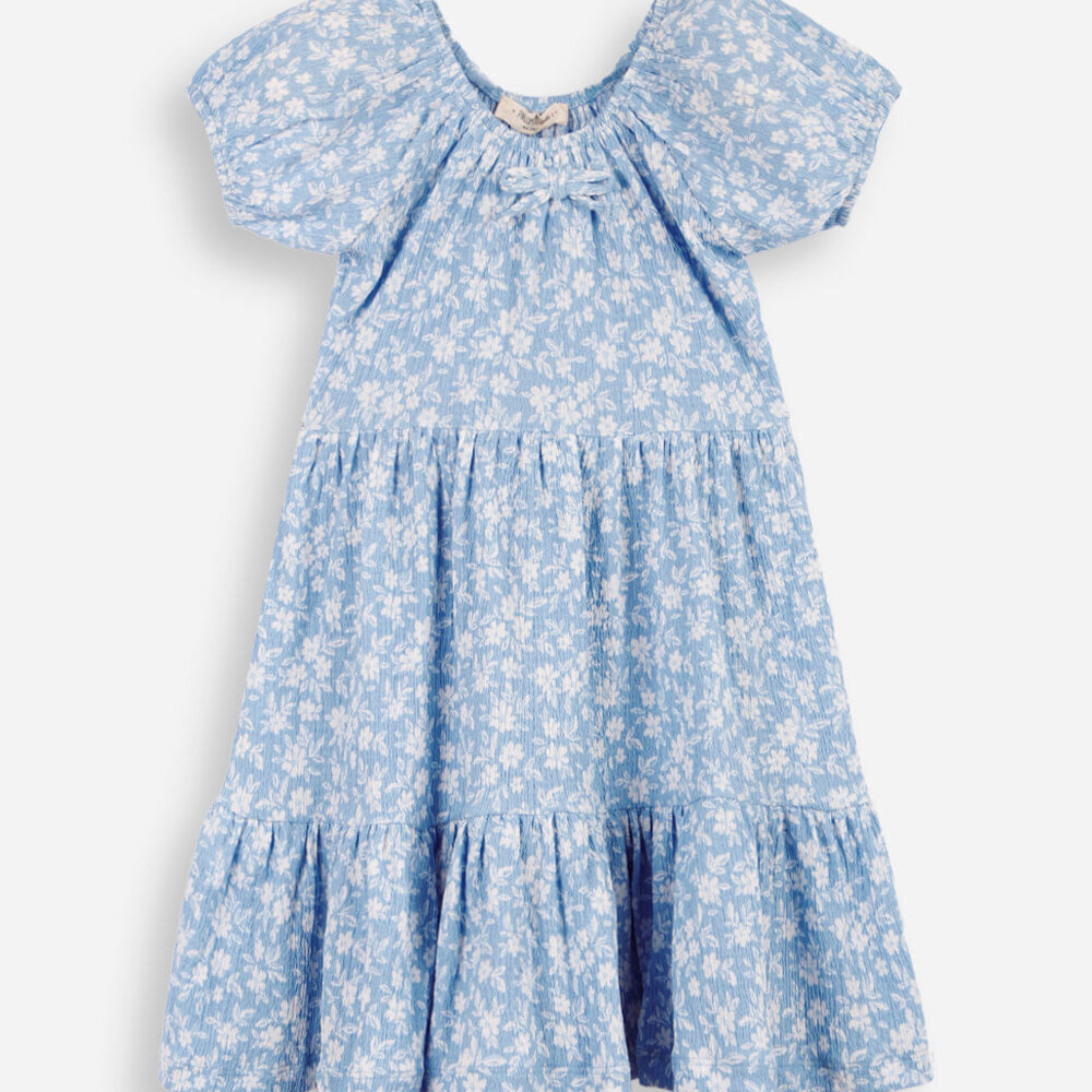 Vestido infantil 3 marias liberty azul Vestido infantil 3 marias liberty azul