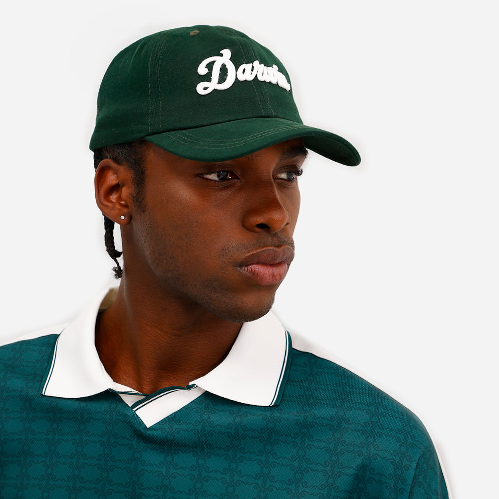 Boné de sarja aba curva darwin verde Boné de sarja aba curva darwin verde