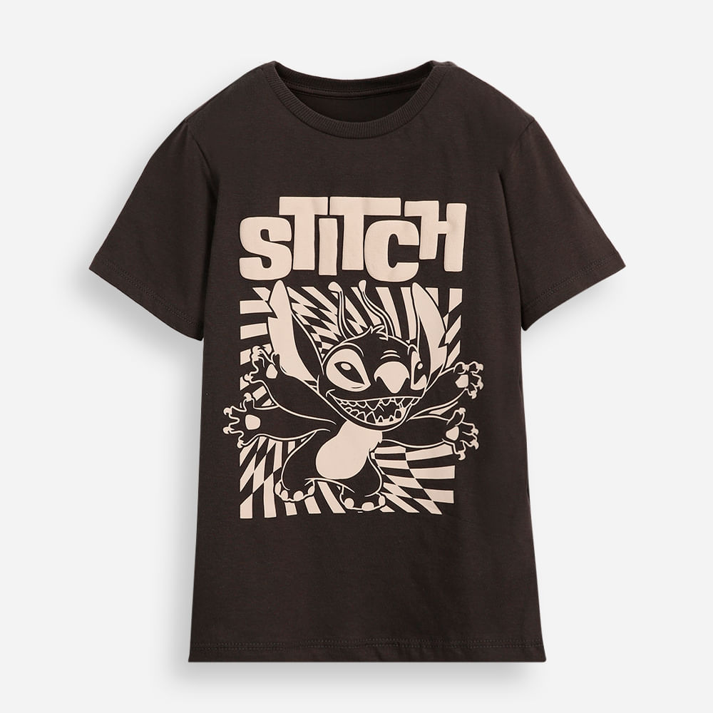 Camiseta infantil stitch cinza Camiseta infantil stitch cinza