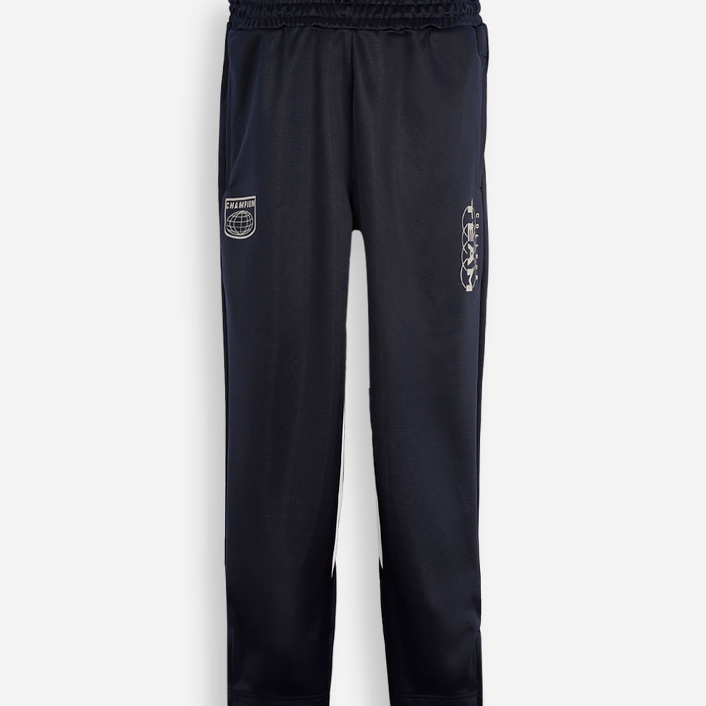 Calça esportiva infantil bicolor azul