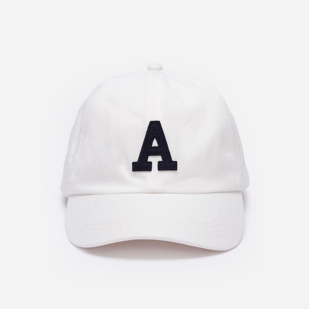 Boné aba curva bordado off white Boné aba curva bordado off white