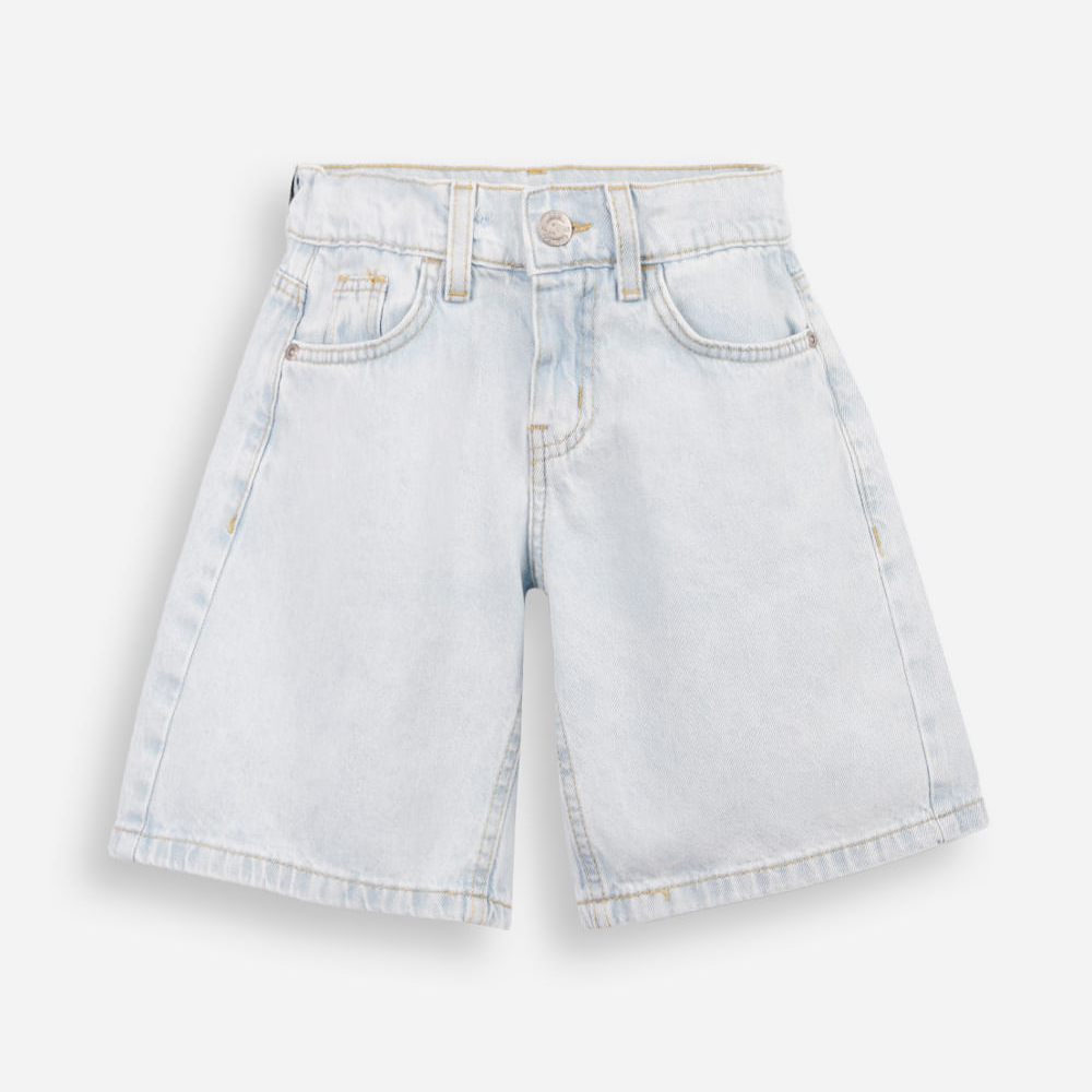 Bermuda baggy infantil jeans azul Bermuda baggy infantil jeans azul