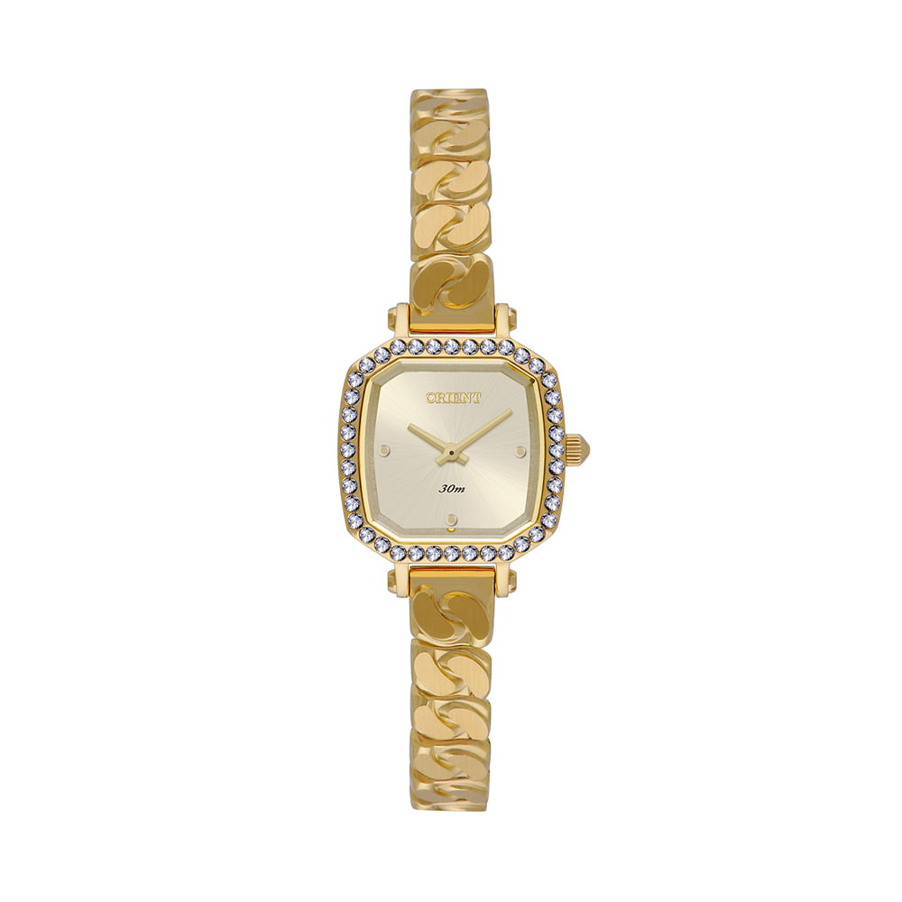 Relógio feminino orient analógico lgss0062c1kx dourado Relógio feminino orient analógico lgss0062c1kx dourado