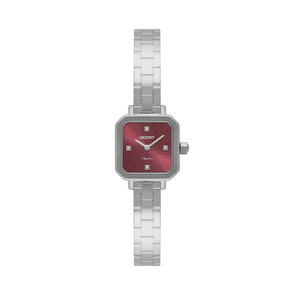 Relógio feminino orient analógico lbss0090w1sx prateado Relógio feminino orient analógico lbss0090w1sx prateado